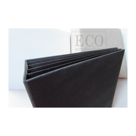 Album Bazyliszek Eco 162x165mm Czarny z czarną okładką, 4 karty - 2
